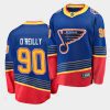 blue st. louis blues sideline ryan oreilly jersey 8