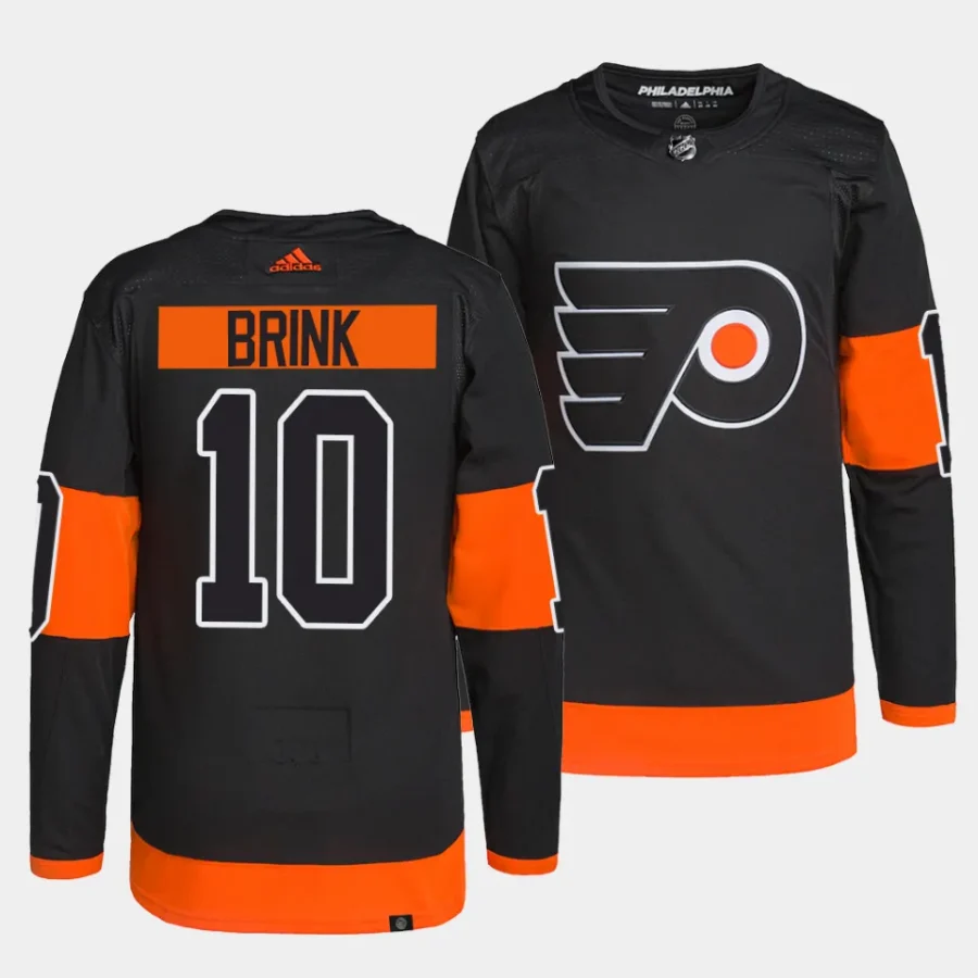 bobby brink flyers black alternate primegreen authentic projersey