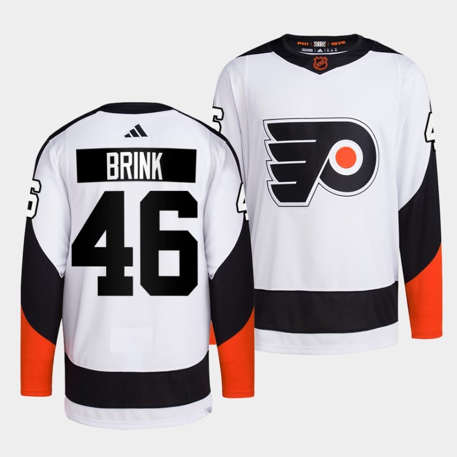 bobby brink flyers white 2022reverse retro 2.0 authentic primegreen jersey