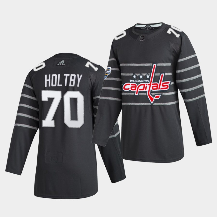 braden holtby washington capitals gray 2020 nhl all star game jersey