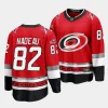 bradly nadeau hurricanes red alternate 2023 nhl draft breakaway playerjersey