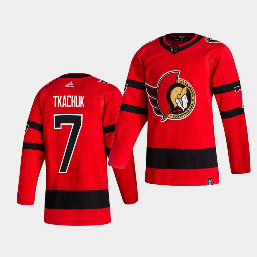 brady tkachuk senators red 2021 reverse retro special edition authentic jersey