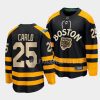 brandon carlo bruins black 2023 winter classic breakaway jersey