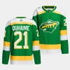 brandon duhaime wild green 2023 24alternate primegreen authentic playerjersey