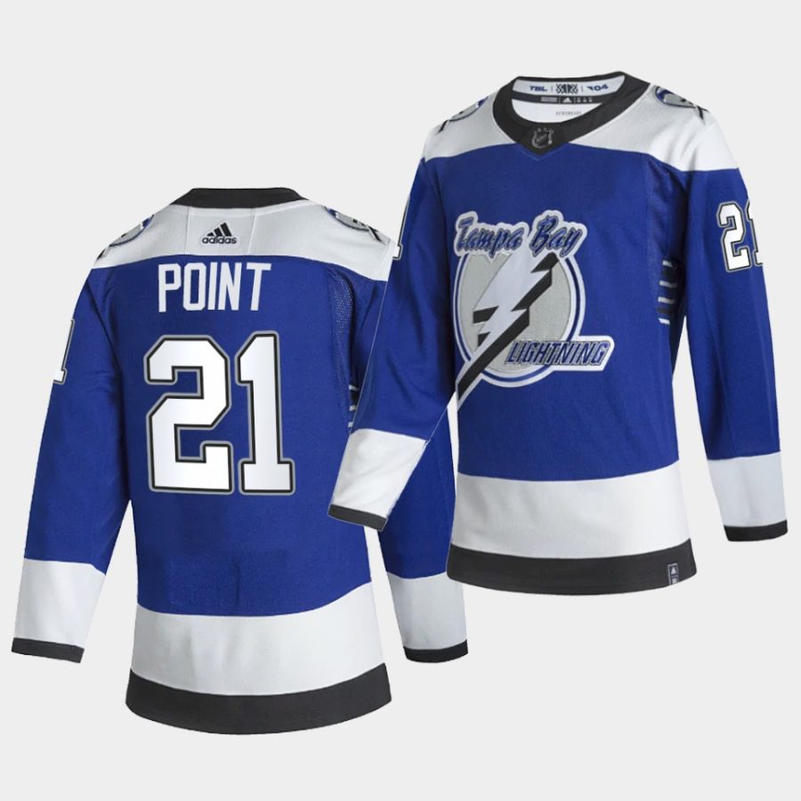 brayden point lightning blue 2021 reverse retro authentic jersey