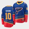 brayden schenn sideline bluejersey 0