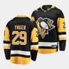 brayden yager penguins black home 2023 nhl draft breakaway playerjersey