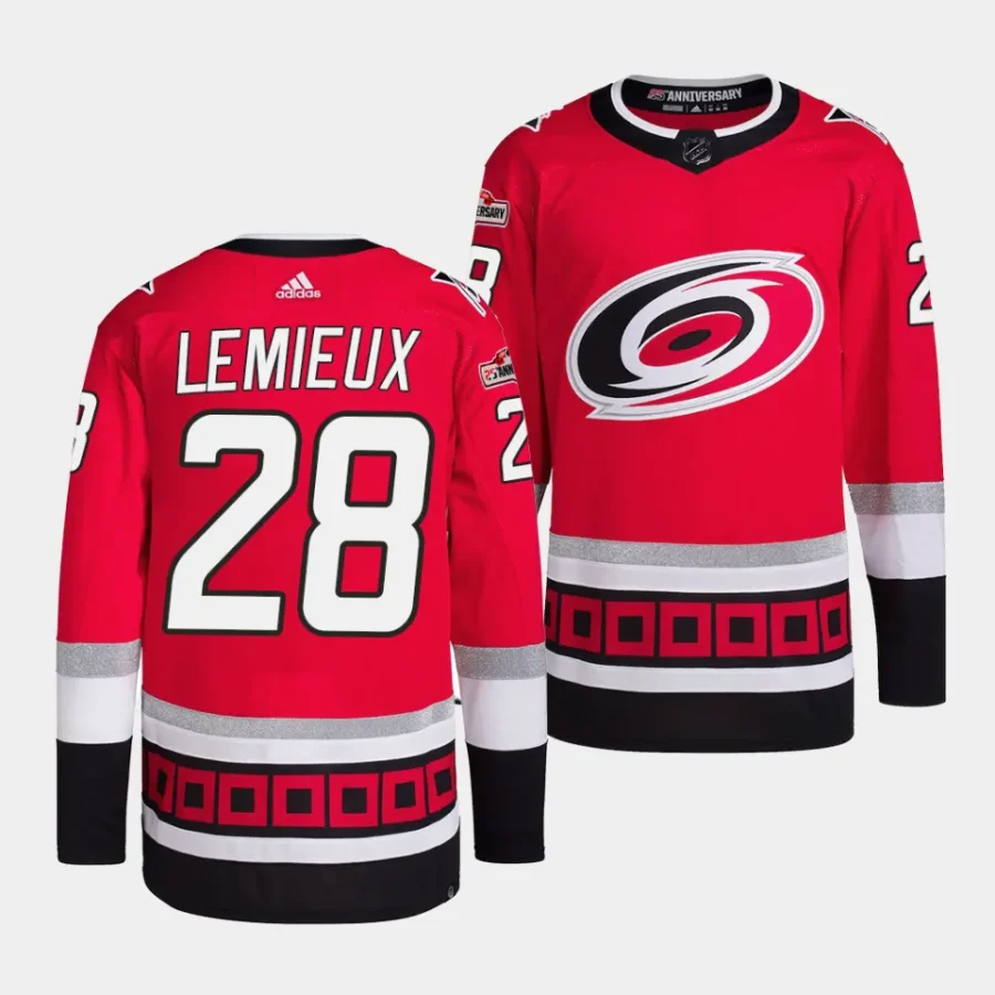 brendan lemieux hurricanes red home primegreen authentic projersey