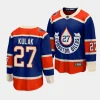 brett kulak oilers royal 2023 nhl heritage classic premier jersey