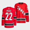 brett pesce hurricanes red 2022reverse retro 2.0 authentic primegreen jersey