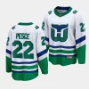 brett pesce hurricanes white whalers premier breakaway jersey