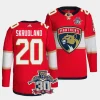 brian skrudland panthers red 30th anniversary authentic home primegreenjersey