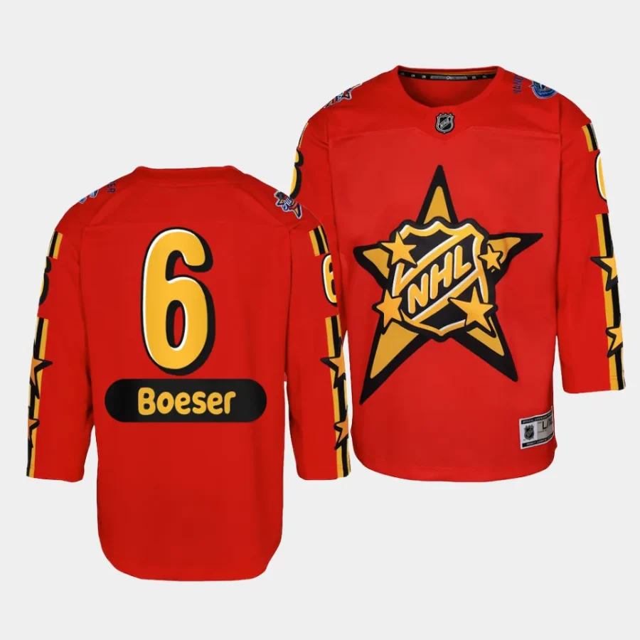 brock boeser canucks 2024 nhl all star game youth redpremier jersey