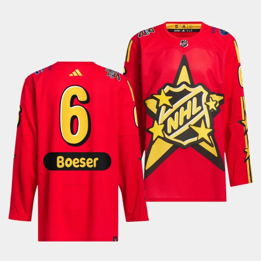 brock boeser canucks red 2024 nhl all star game drew house primegreen authenticjersey