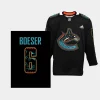 brock boeser canucks special edition first nations 2023 black jersey