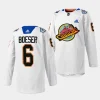 brock boeser canucks white 2023christmas night pre game sweater jersey