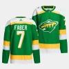 brock faber wild green 2023 24alternate primegreen authentic playerjersey