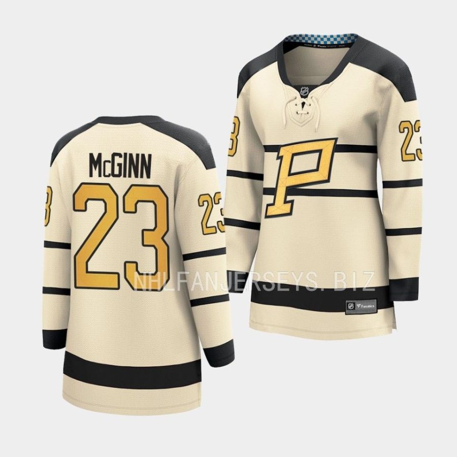 brock mcginn penguins cream 2023 winter classic women jerseys