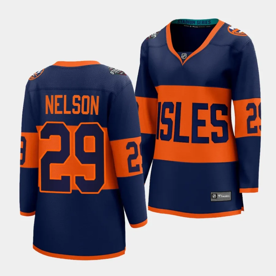 brock nelson islanders navy 2024 nhl stadium series women jerseys