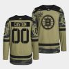 bruins custom camo 2022 military appreciation night primegreen authentic jersey