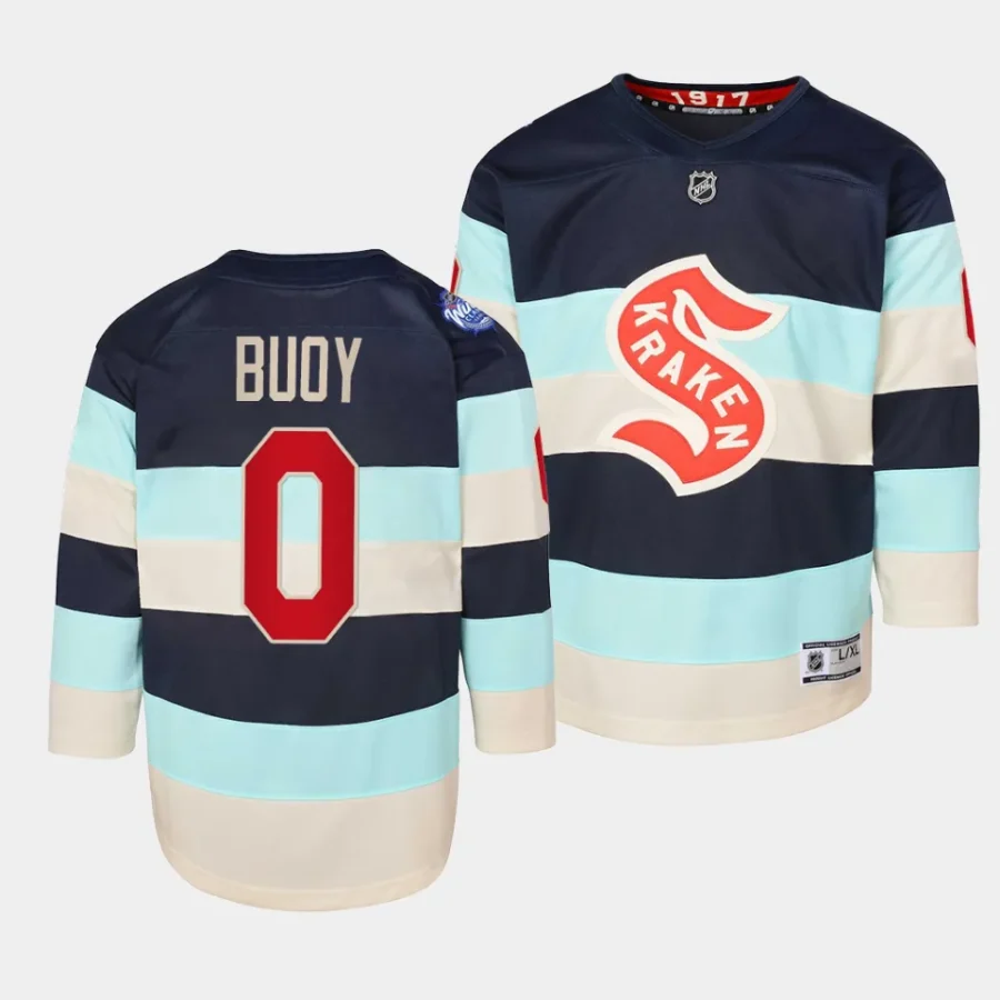 buoy kraken 2024 nhl winter classic youth bluepremier player jersey