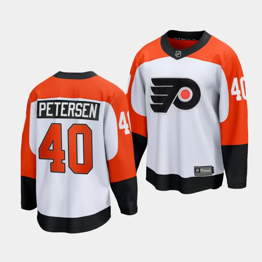 cal petersen flyers white 2023 24away premier jersey