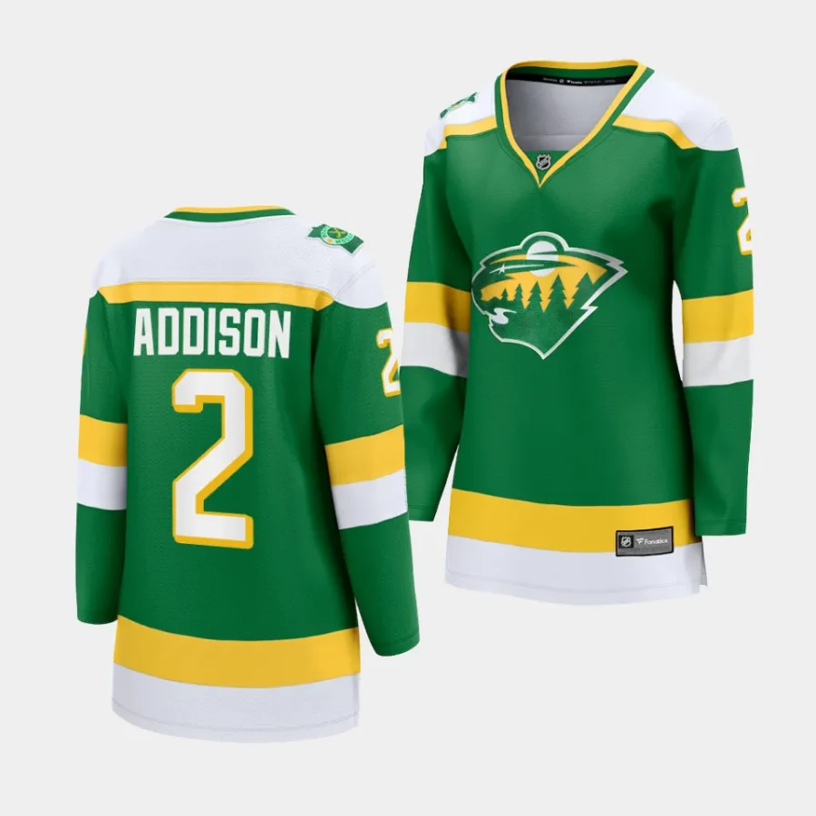 calen addison wild green alternate women jerseys