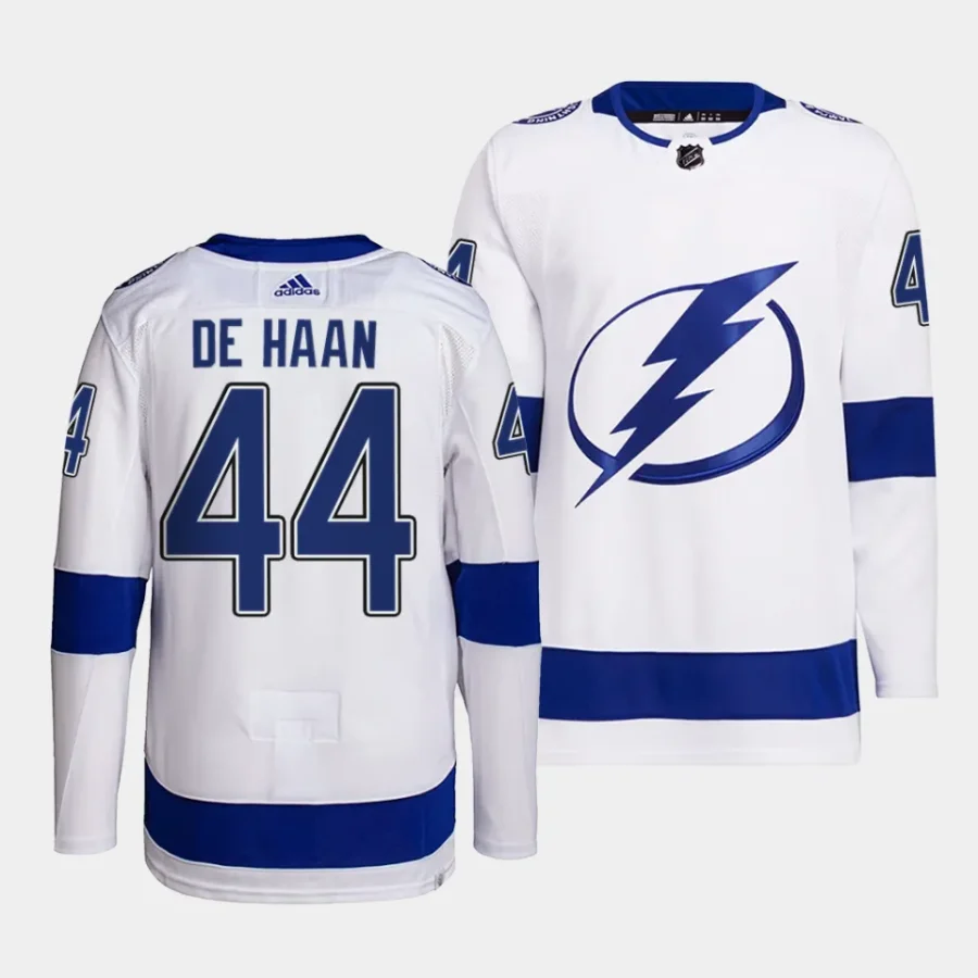 calvin de haan lightning white away primegreen jersey