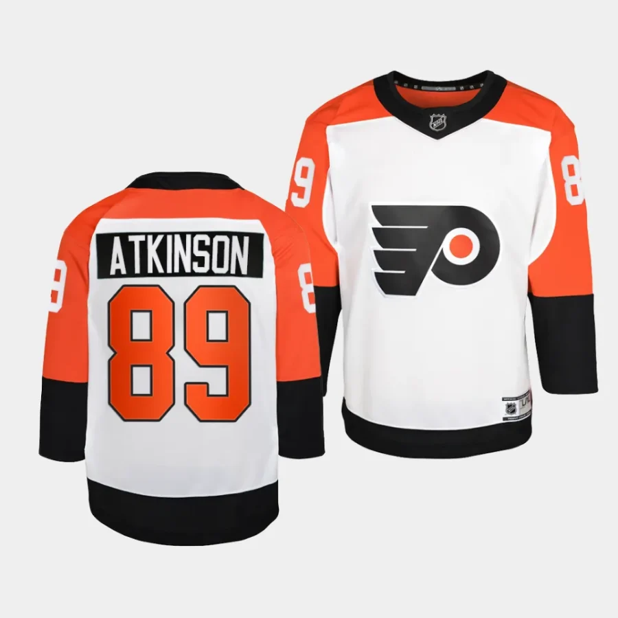 cam atkinson flyers white 2023 24away premier player jersey