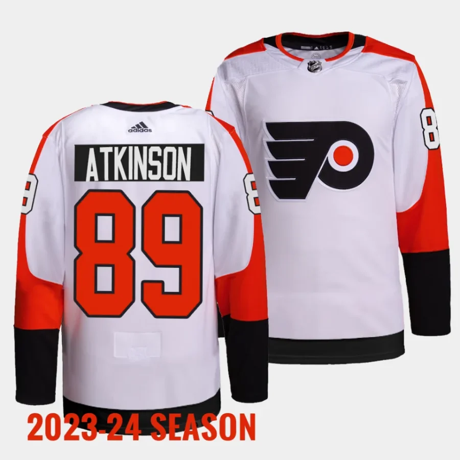 cam atkinson flyers white 2023 24away primegreen authentic projersey