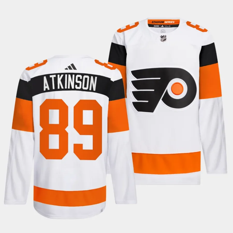 cam atkinson flyers white 2024 nhl stadium series authentic pro jersey