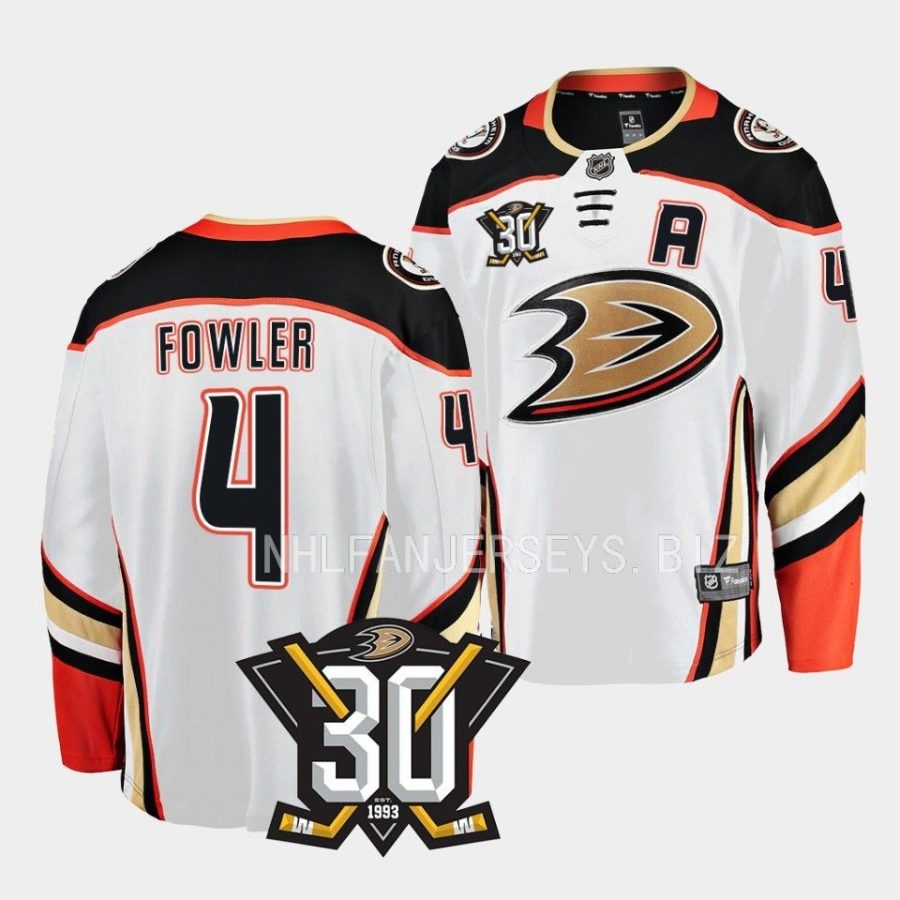 cam fowler ducks white 2023 2430th anniversary away jersey