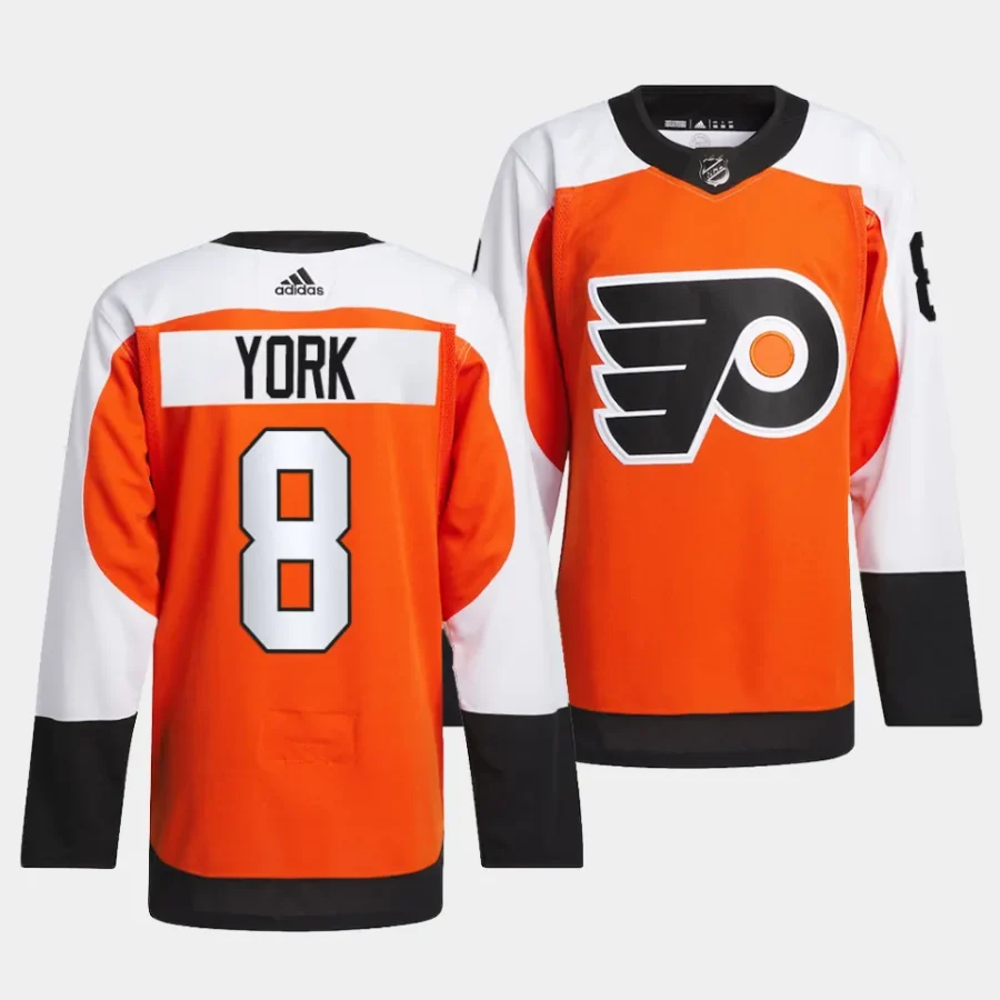 cameron york flyers burnt orange 2023 24authentic home jersey