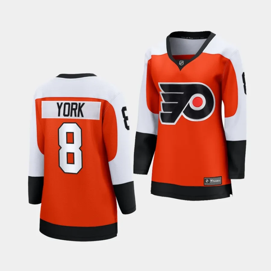 cameron york flyers burnt orange home women jerseys