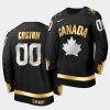 canada 2021 iihf world junior championship custom black golden limited edition jersey