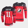 canada dylan guenther 2023 iihf world junior championship red jersey