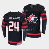 canada ethan del mastro 2023 iihf world junior champions black jersey