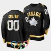 canada hockey custom 2022 winter olympic champions black gold winner jersey