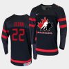 canada jack quinn 2020 iihf world junior championship black jersey