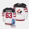 canada jake neighbours 2023 iihf world championship white home jersey