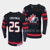 canada kevin korchinski 2023 iihf world junior champions black jersey