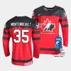 canada sam montembeault 2023 iihf world championship red away jersey