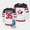 canada sam montembeault 2023 iihf world championship white home jersey