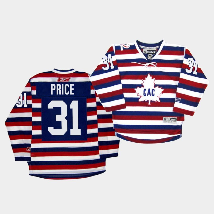 carey price canadiens red royal centennial 100th anniversary celebration retro jersey