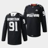 carl grundstrom la kings warm up 2022hockey wood black jersey