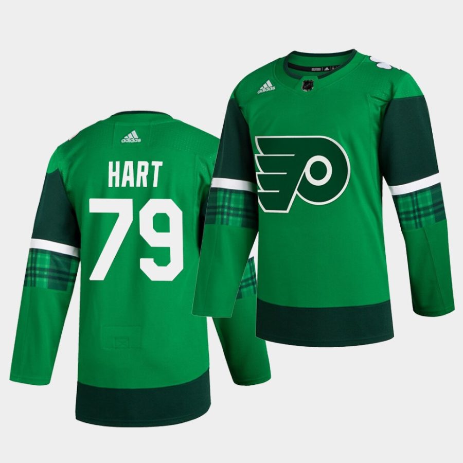 carter hart flyers 2020 st. patricks day green jersey