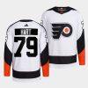 carter hart flyers white 2022reverse retro 2.0 authentic primegreen jersey