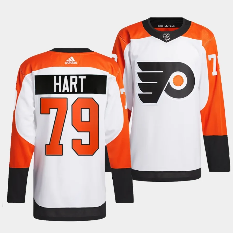 carter hart flyers white 2023 24authentic away jersey