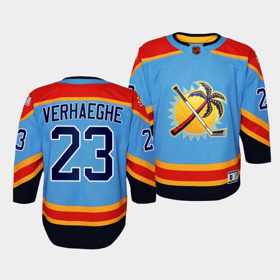 carter verhaeghe panthers 2022special edition 2.0 youth blue jersey