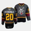 cavan fitzgerald chicago wolves ahl storm alternate grey 30th season jersey